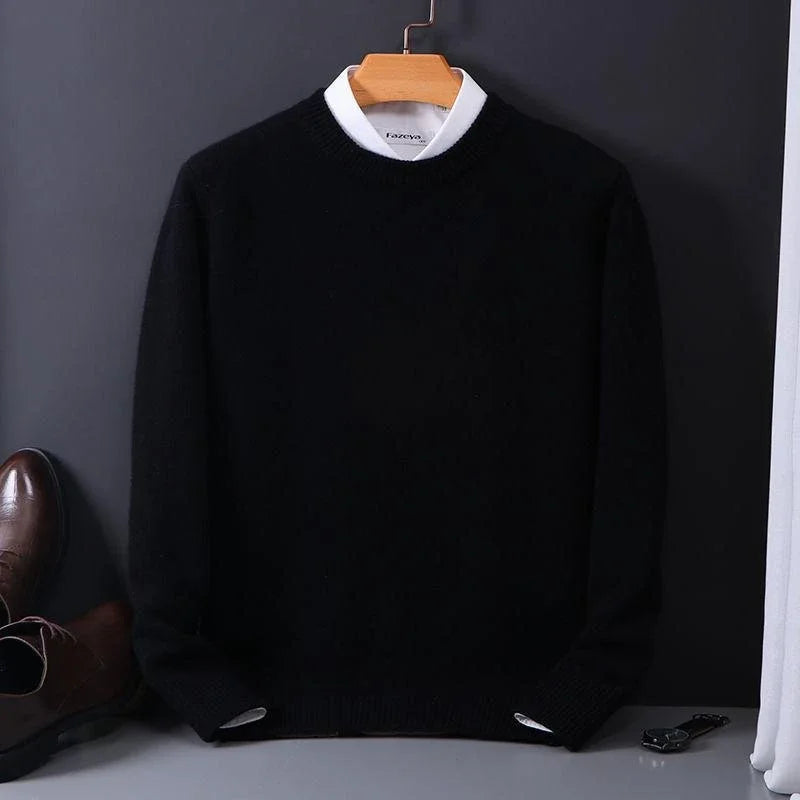 Men's Knitted Jumper | Crew Neck