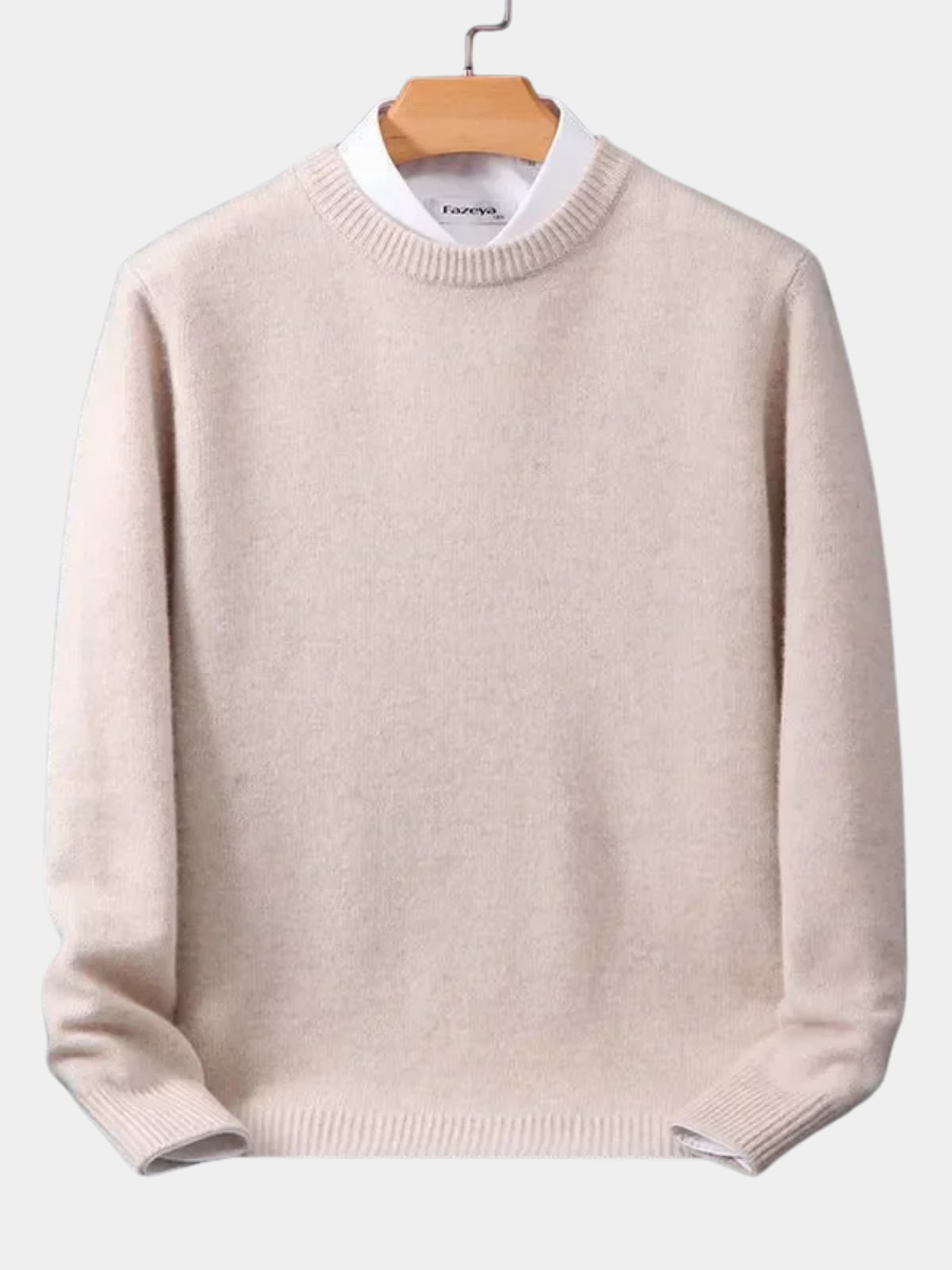 Men's Knitted Jumper | Crew Neck