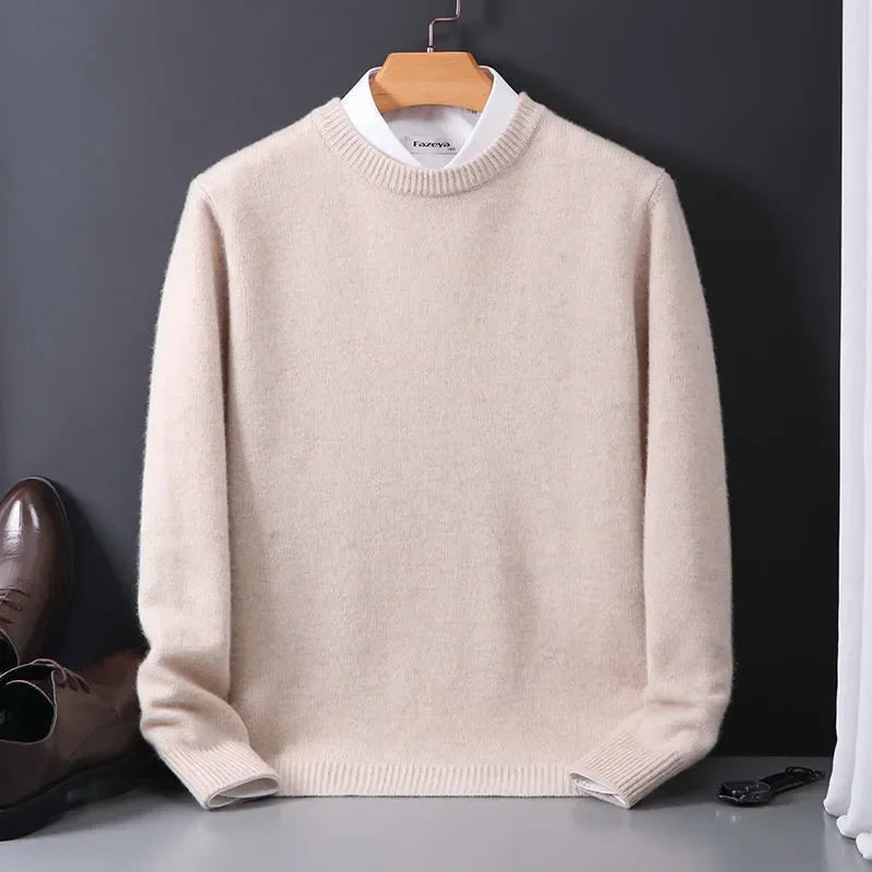Men's Knitted Jumper | Crew Neck