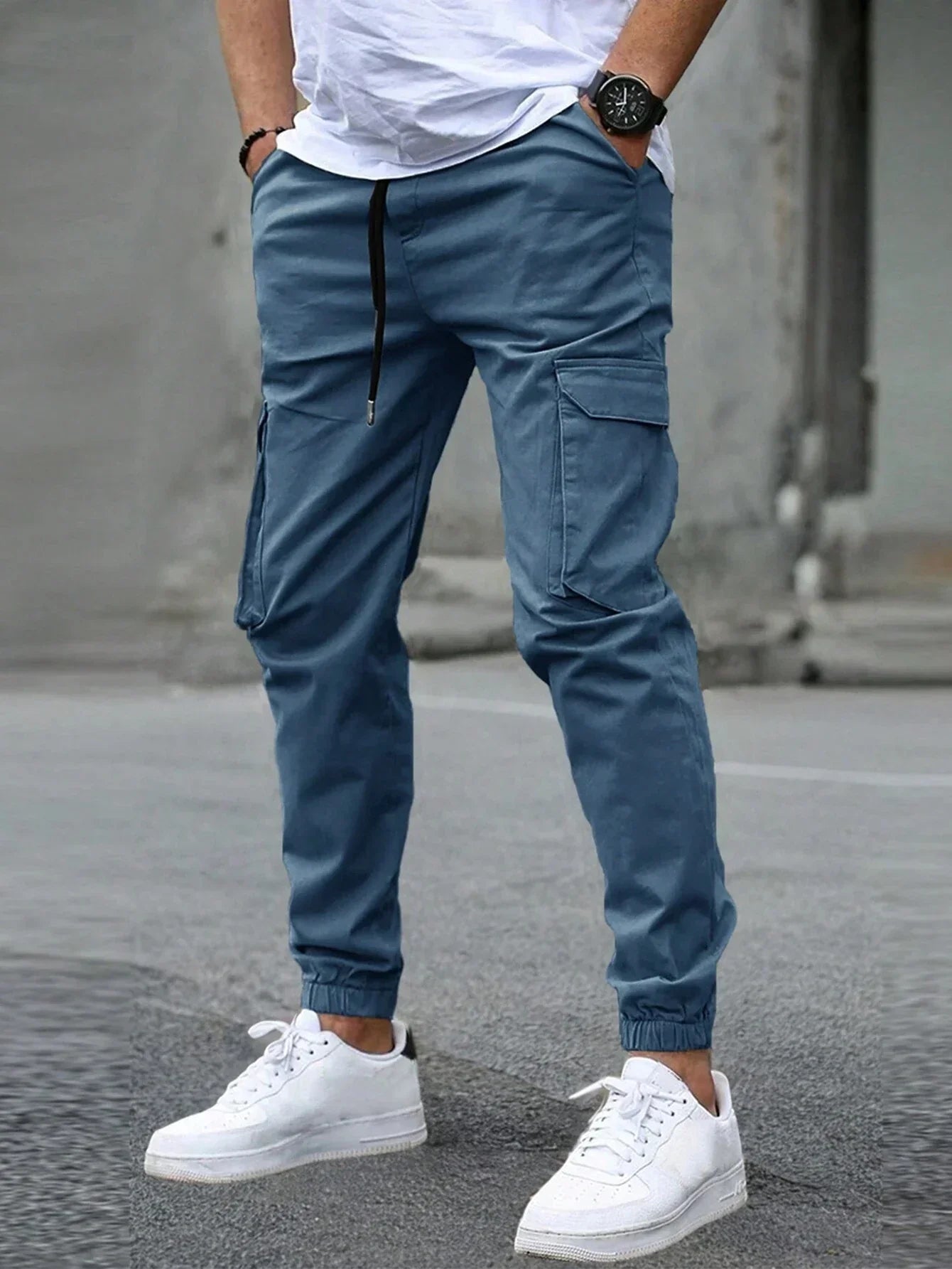 Men's Cargo Joggers | Cuffed Hem