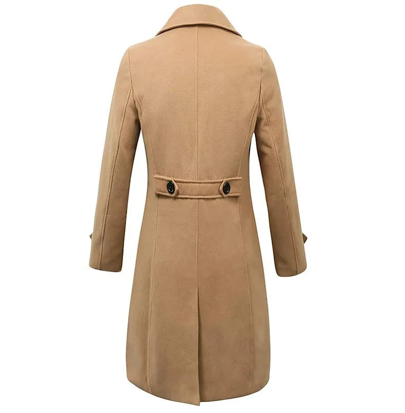 Men's Pea Coat | Flap Pockets