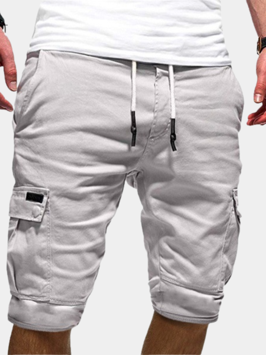 Men's Drawstring Cargo Shorts | Side Pocket Design