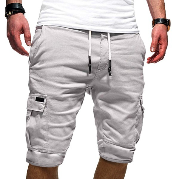 Men's Drawstring Cargo Shorts | Side Pocket Design