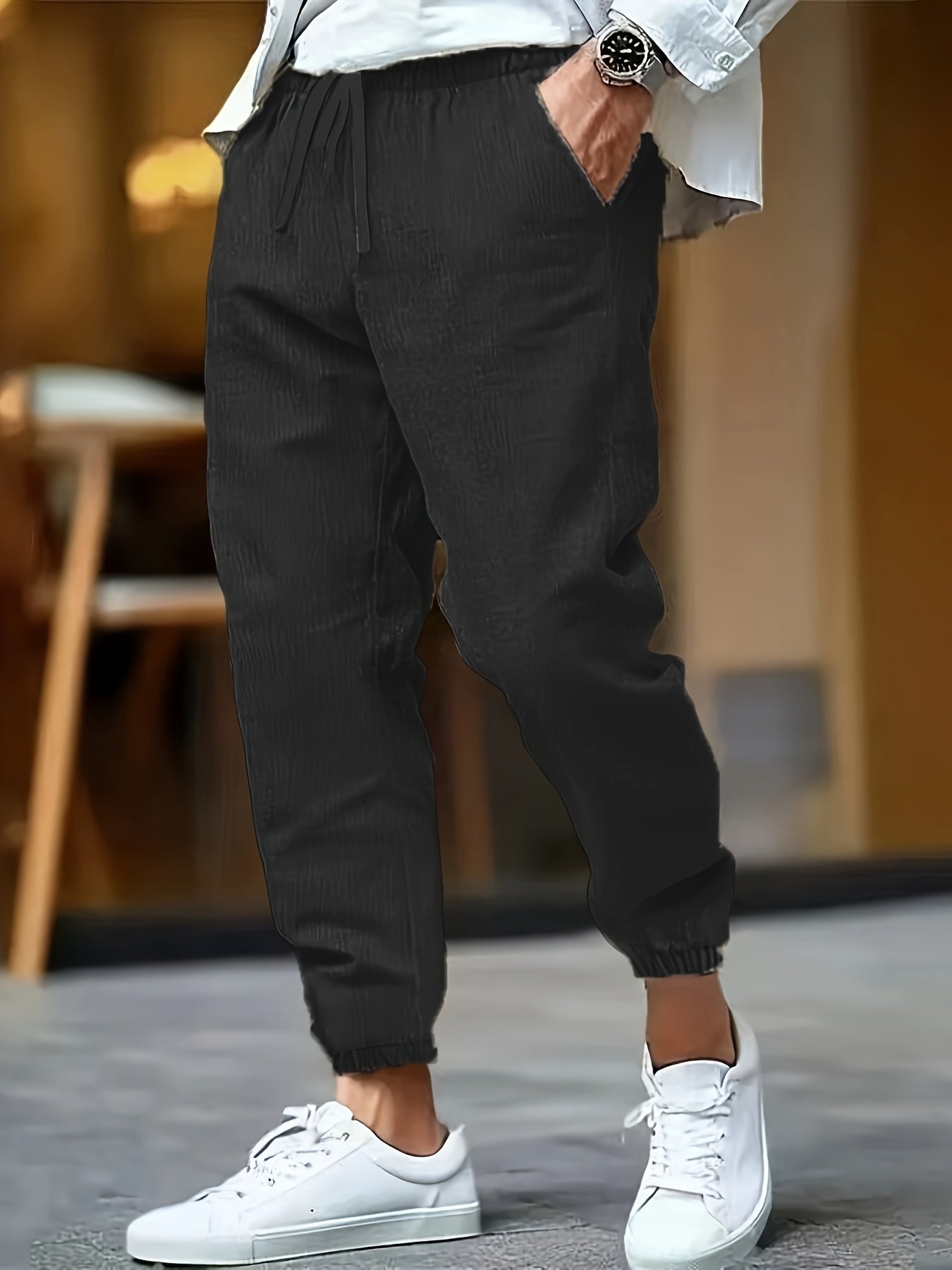 Men's Tapered Jogger Trousers | Cuffed Fit
