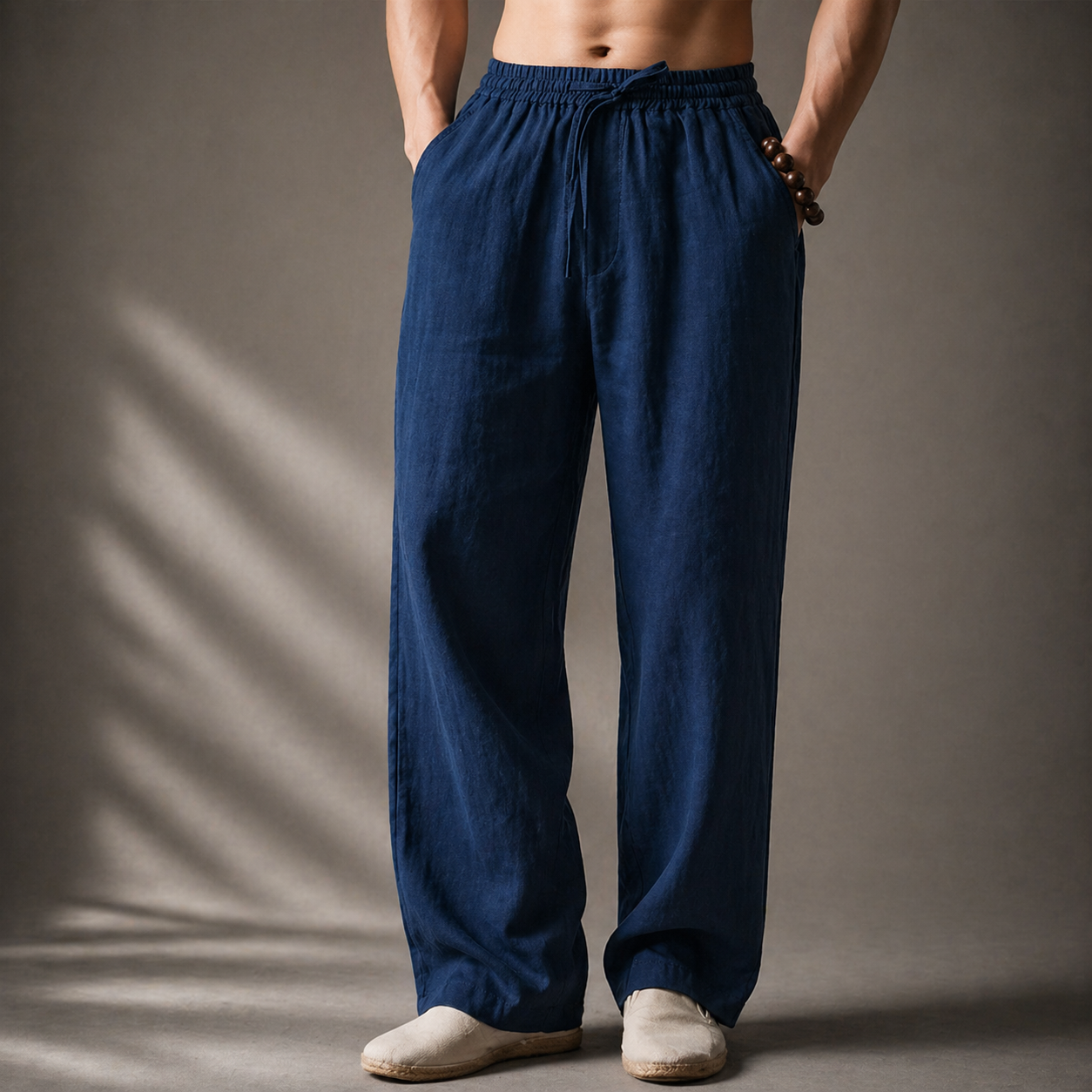 Men's Loose Fit Trousers | Wide Leg