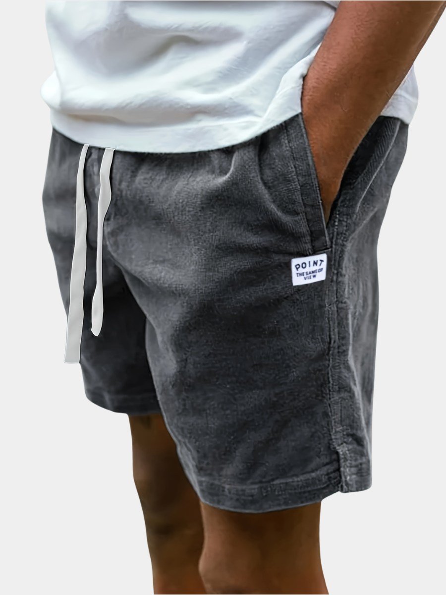Men's Corduroy Shorts | Drawstring Waist