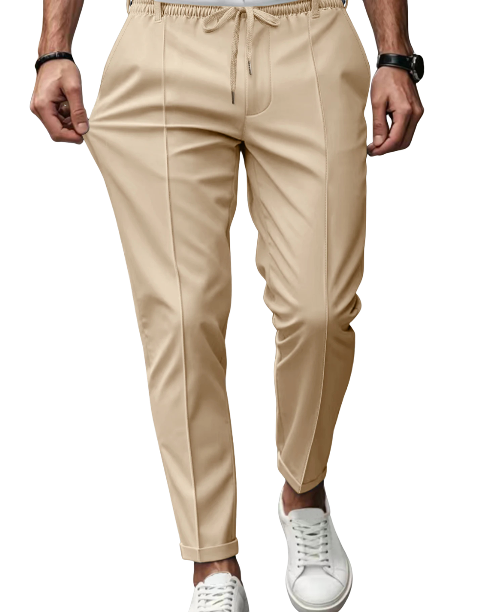 Men's Chino Trousers | Elastic Waist