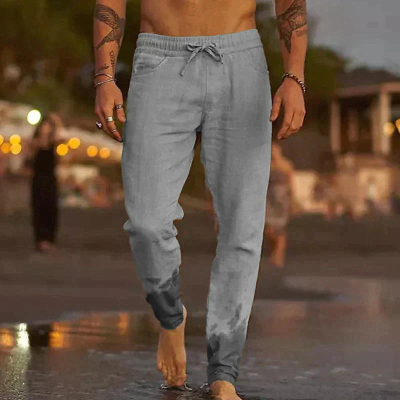 Men's Tapered Trousers | Cuffed Hem