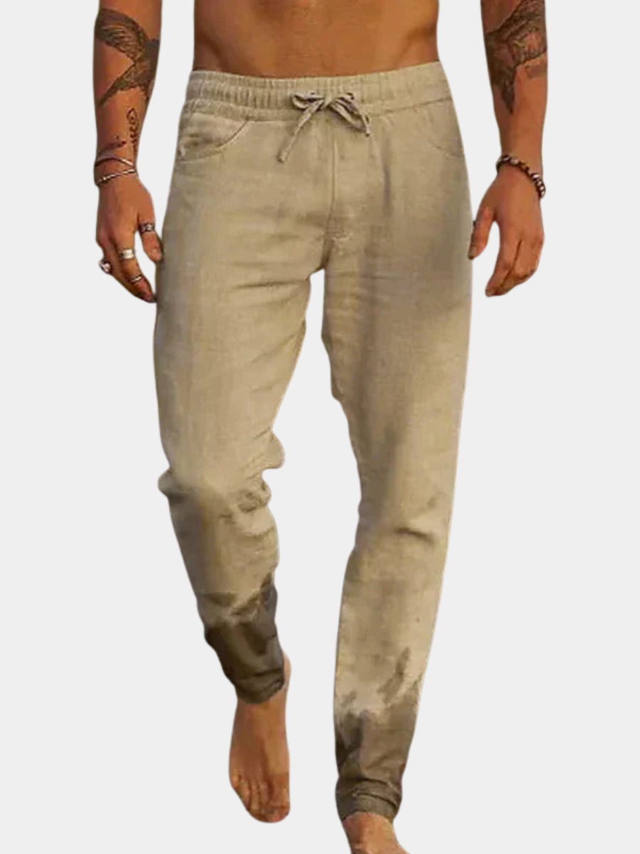 Men's Tapered Trousers | Cuffed Hem