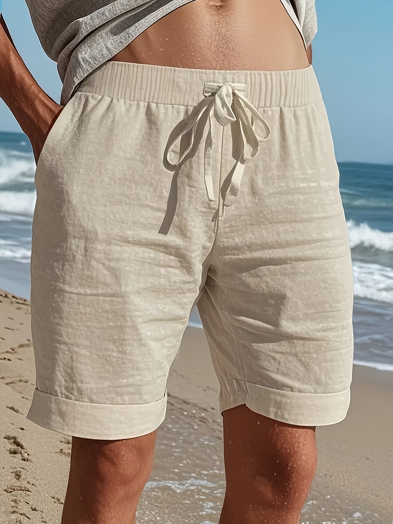 Men's Swimming Shorts | Cuffed Hem