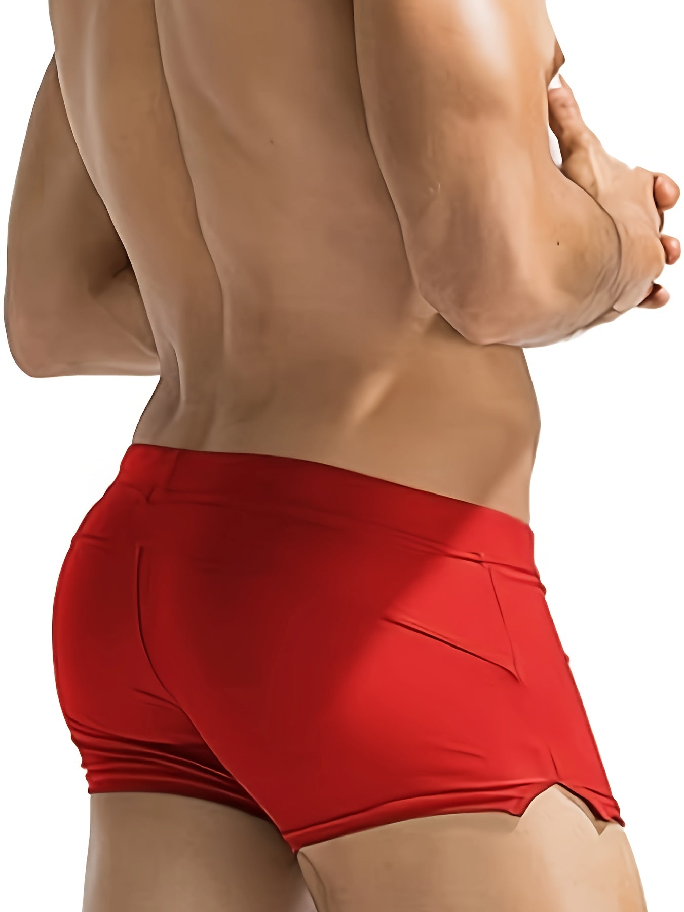 Men's Short Swim Shorts | Zip Pocket
