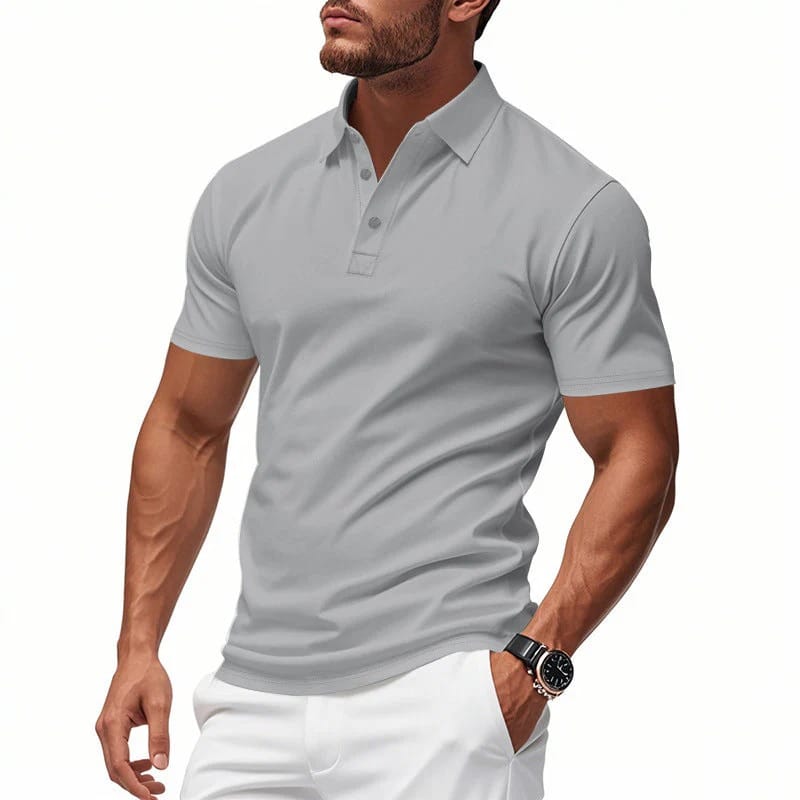Men's Muscle Fit Polo | Short Sleeve