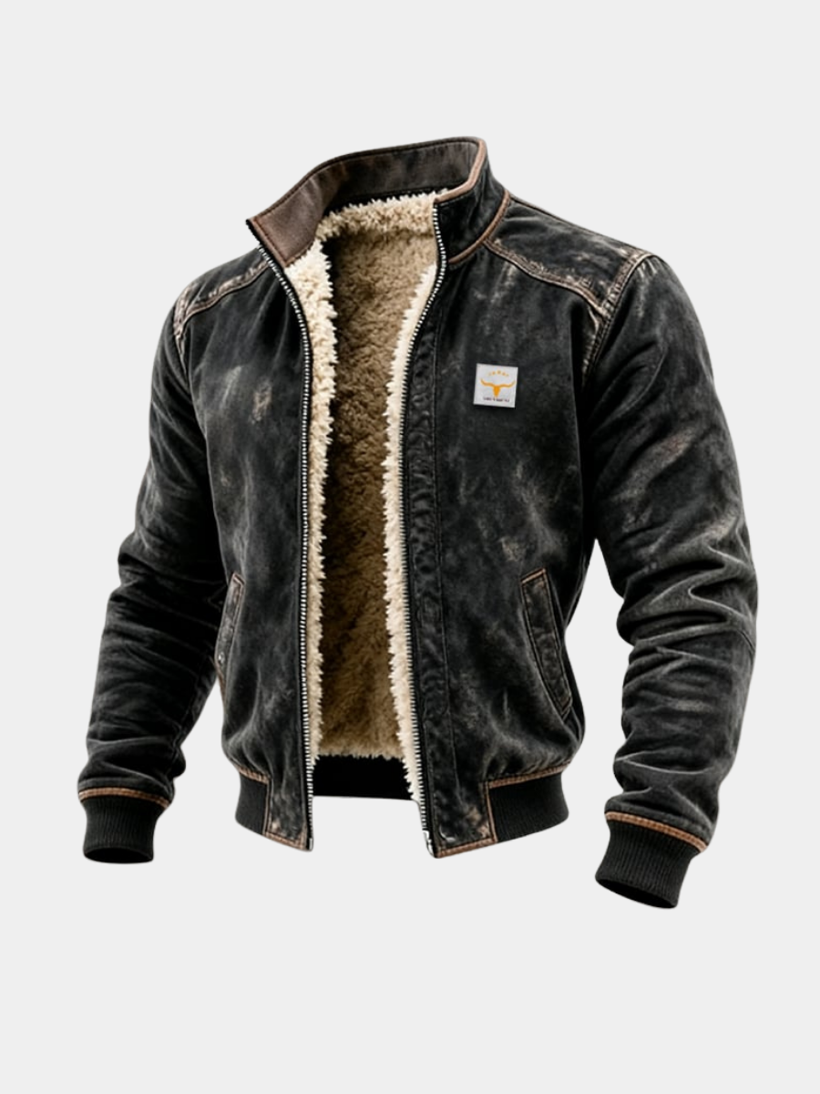 Men's Sherpa Bomber | Zip Up