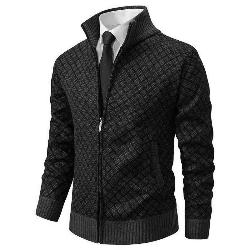 Men's Cable Knit Cardigan Jumper | Full Zip