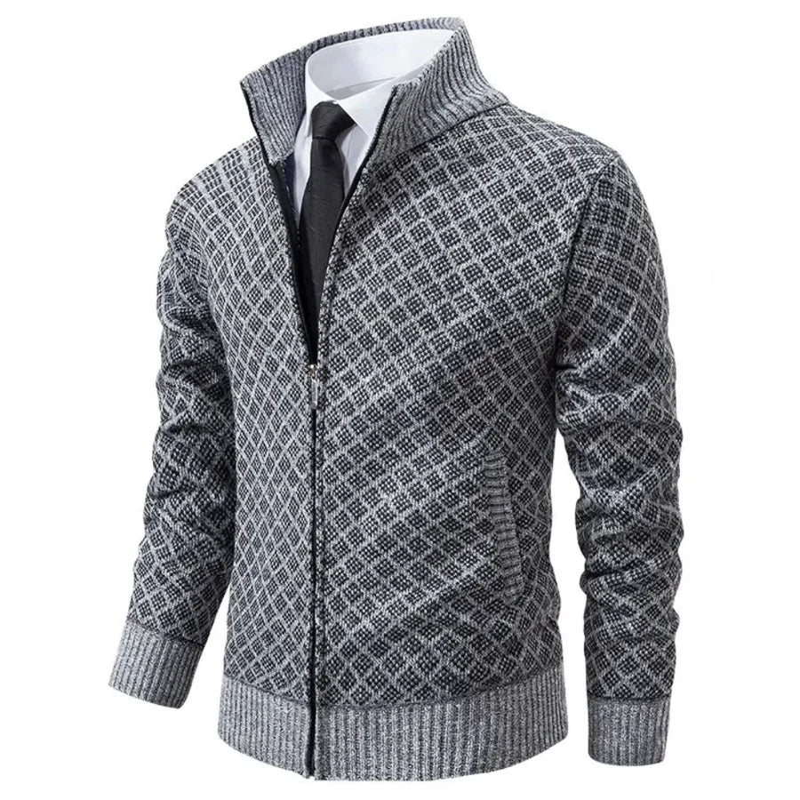 Men's Cable Knit Cardigan Jumper | Full Zip