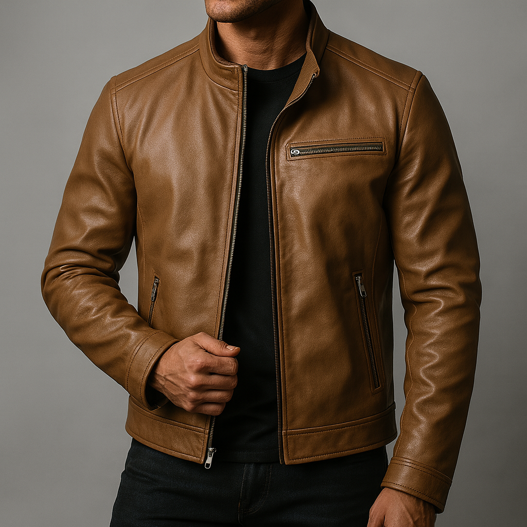 Men's Biker Jacket | Zip Up