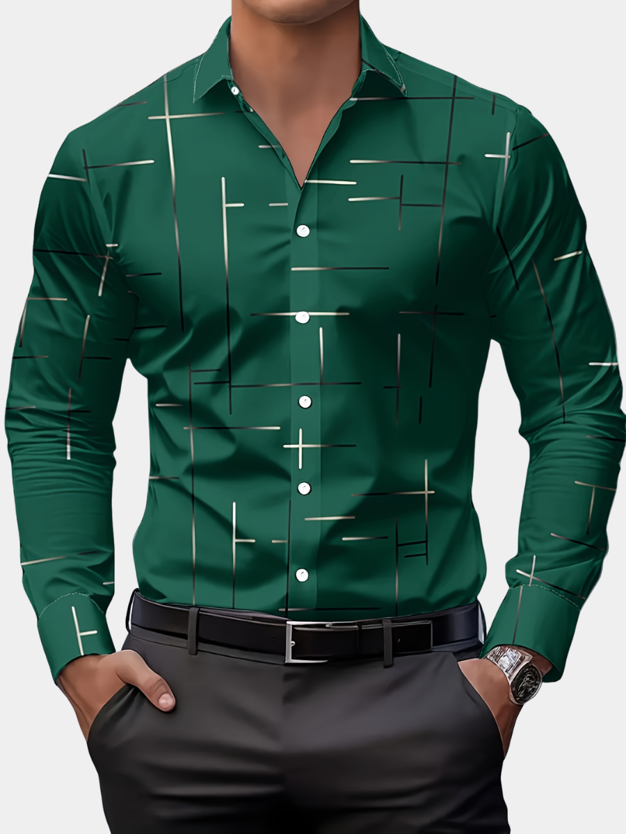 Men's Printed Shirt | Long Sleeve