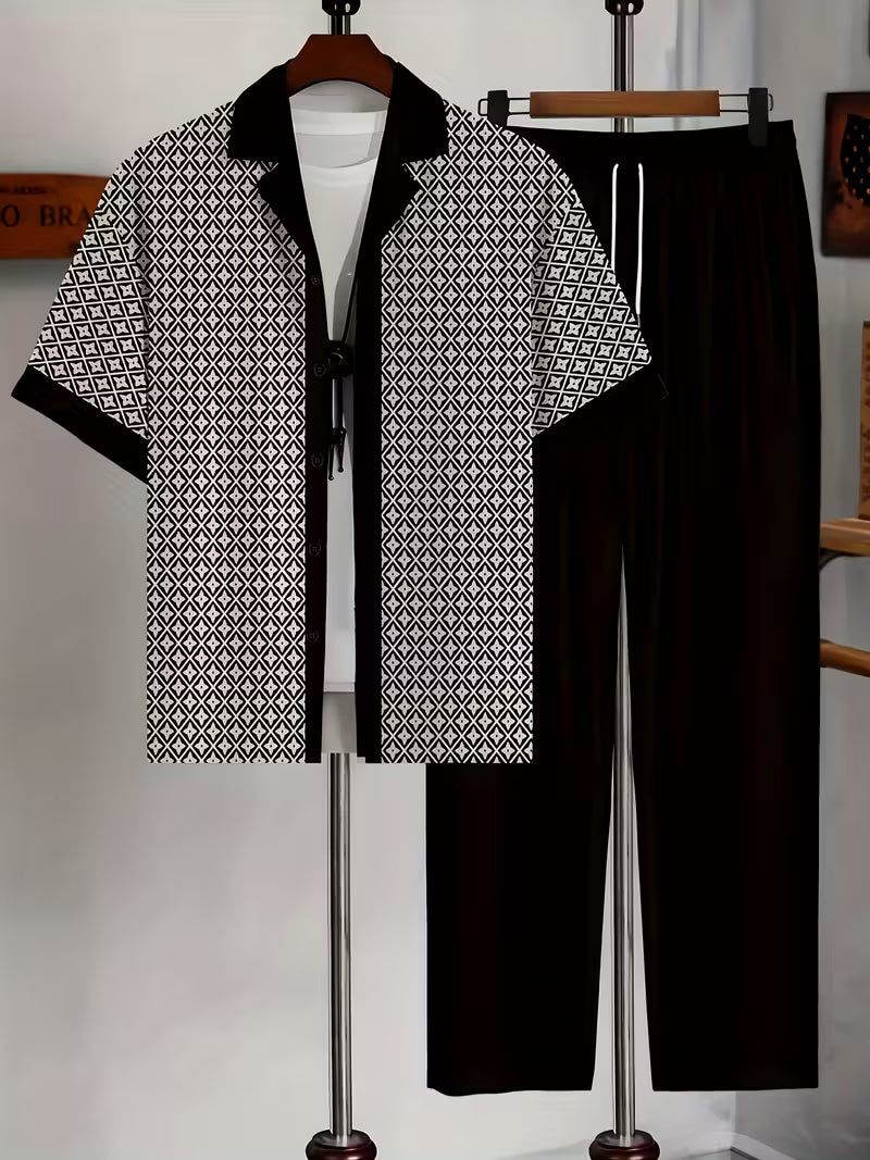 Men's Flannel Designer Shirt | Short Sleeve