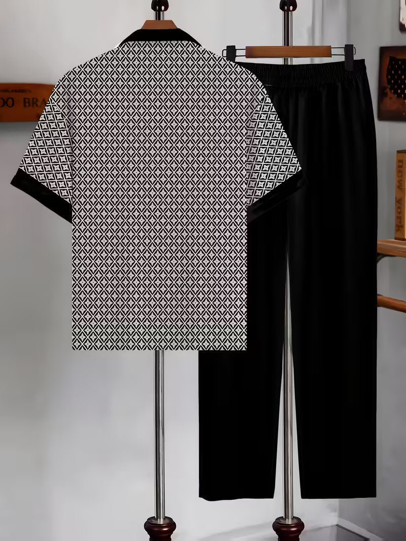 Men's Flannel Designer Shirt | Short Sleeve