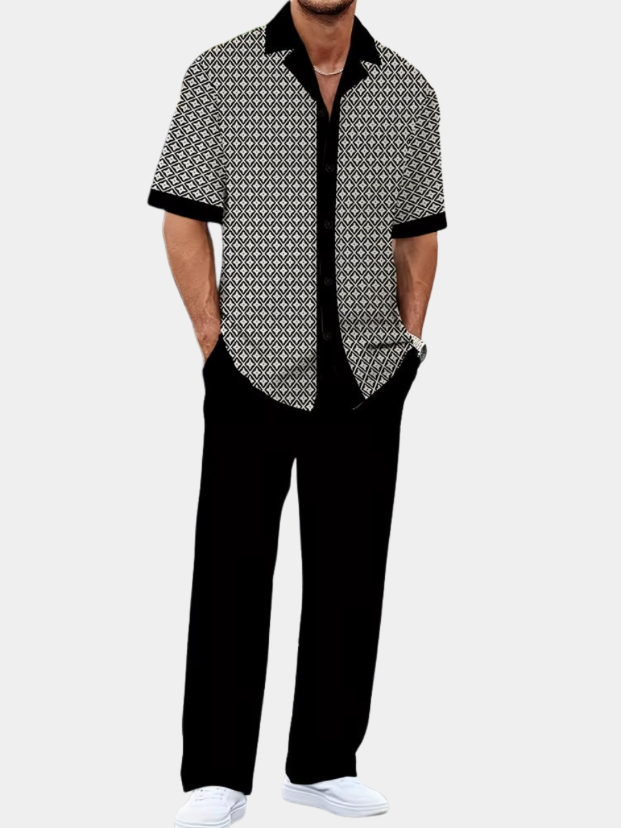 Men's Flannel Designer Shirt | Short Sleeve
