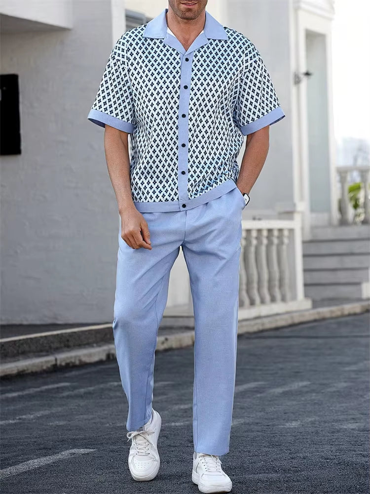 Men's Flannel Designer Shirt | Short Sleeve