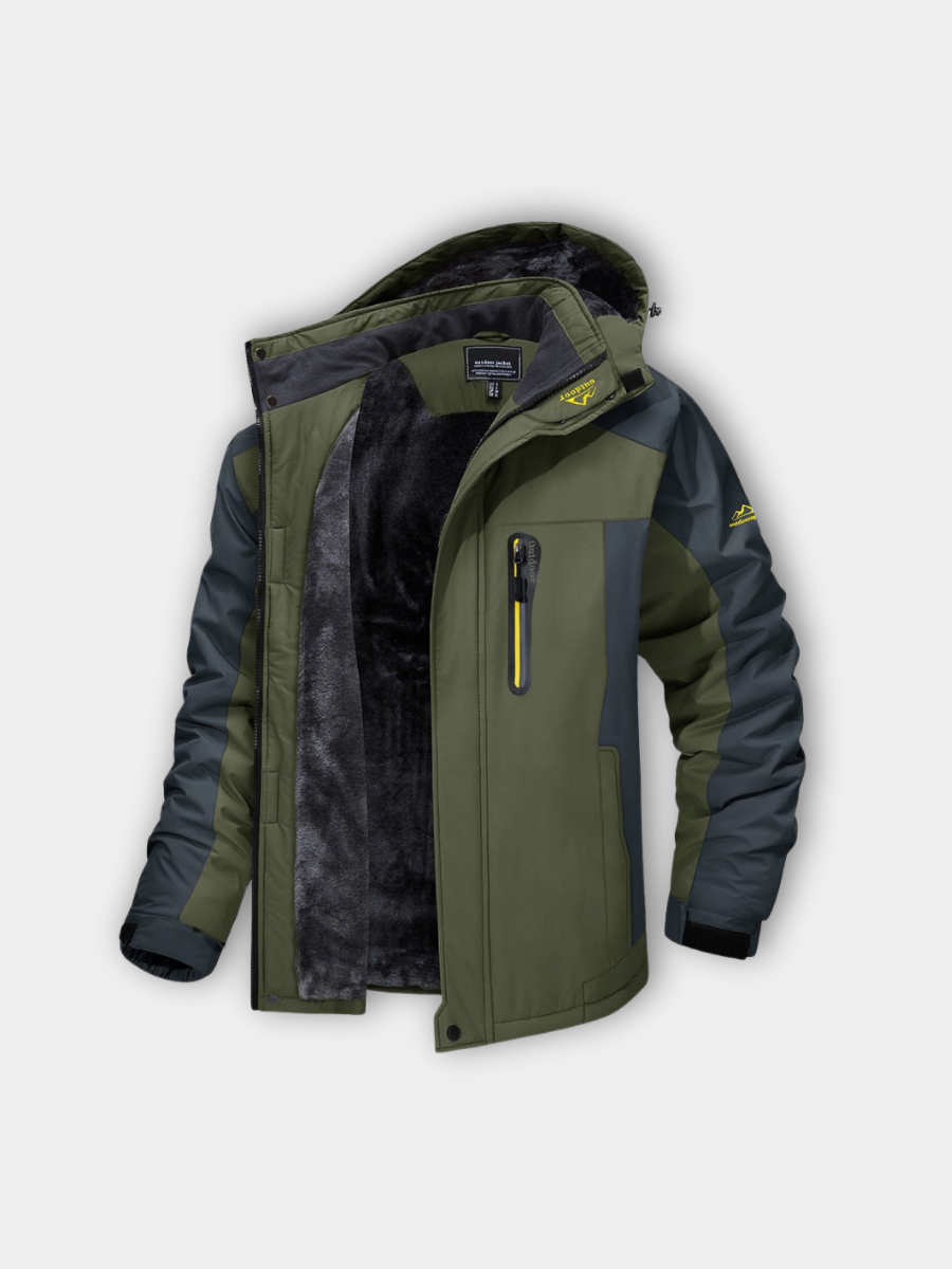 Men's Fleece Hooded Jacket | Waterproof