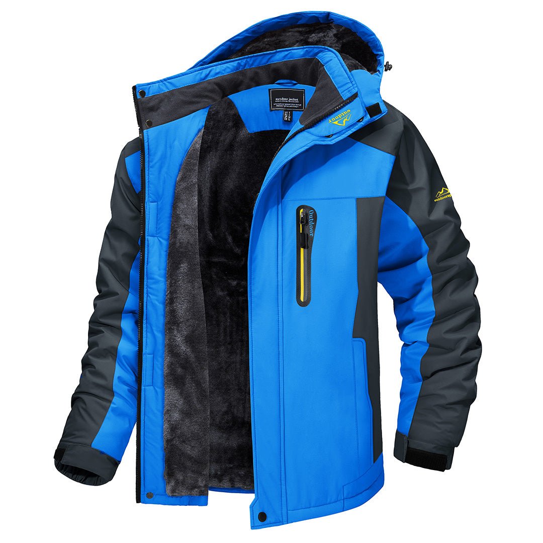 Men's Fleece Hooded Jacket | Waterproof