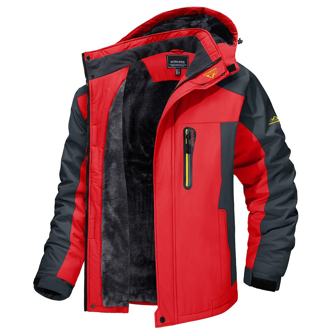 Men's Fleece Hooded Jacket | Waterproof