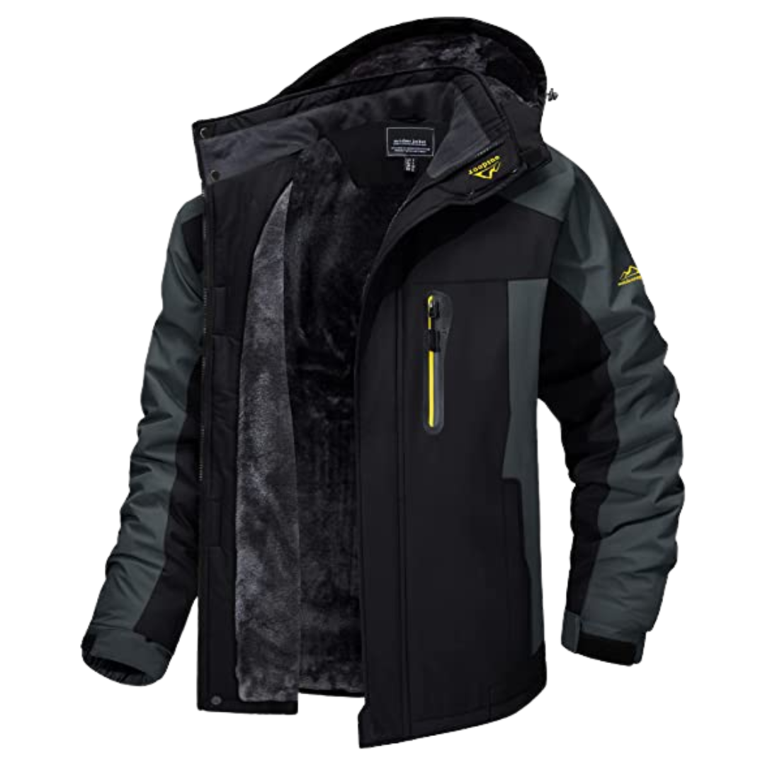 Men's Fleece Hooded Jacket | Waterproof