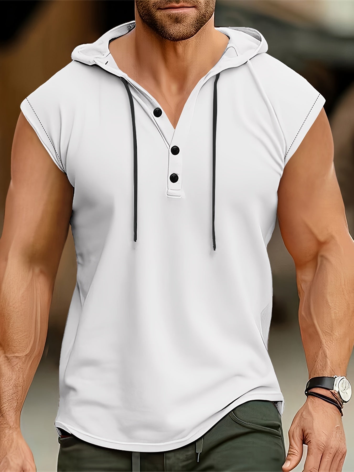 Men's Striped T-Shirt | Crew Neck