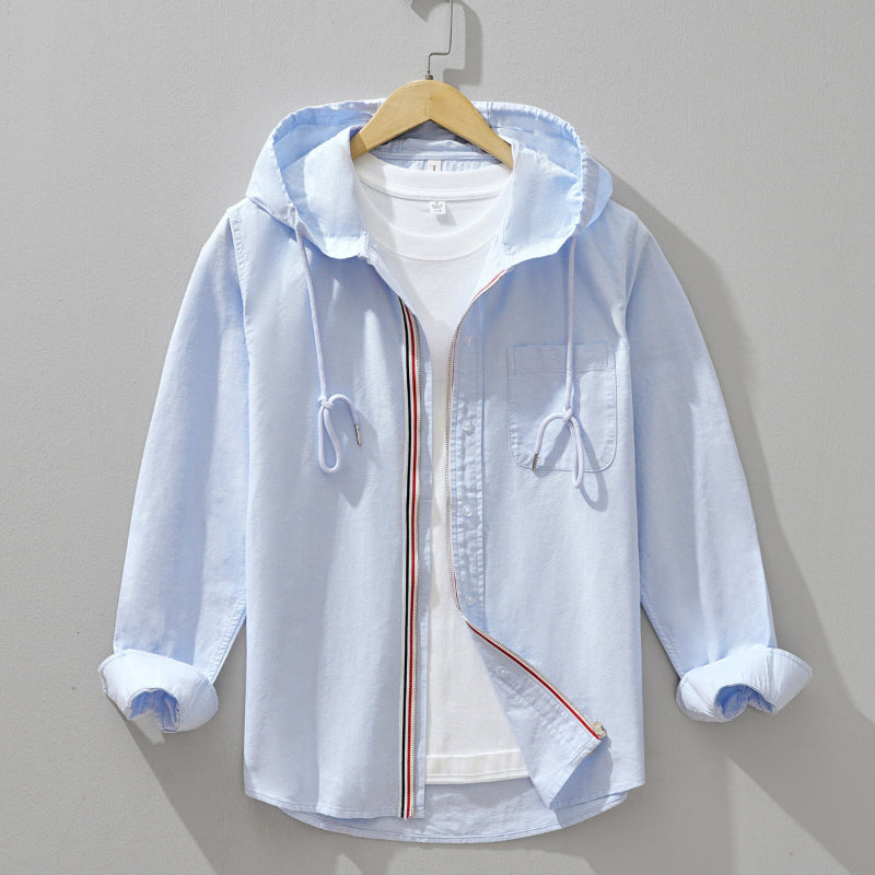 Men's Hooded Overshirt | Zip Up