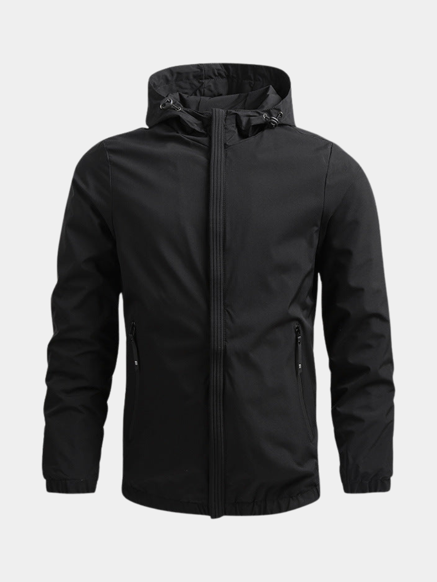 Men's Hooded Softshell Jacket | Zip Up