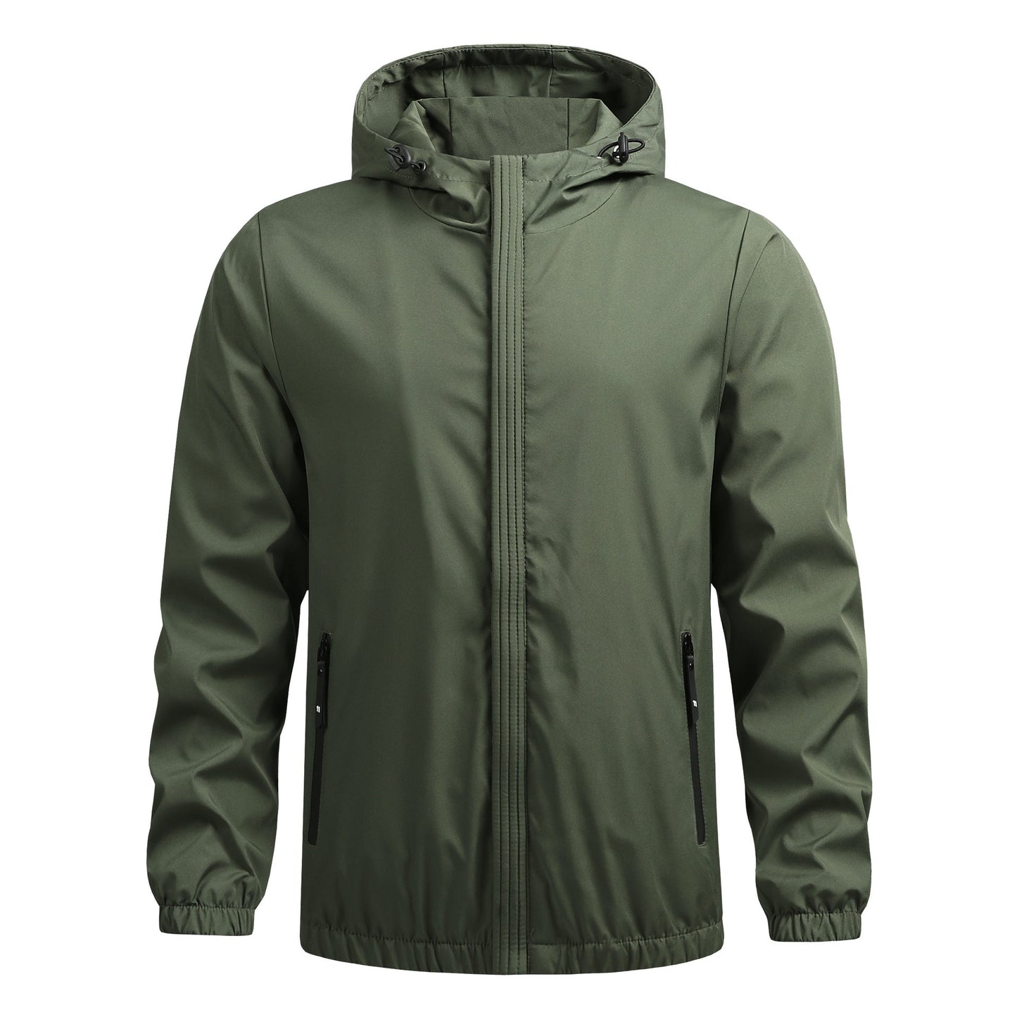 Men's Hooded Softshell Jacket | Zip Up