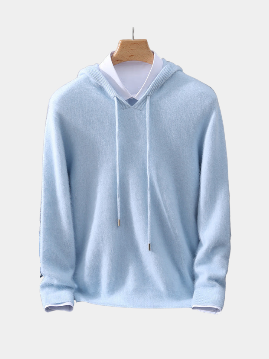 Men's Knitted Hoodie | Long Sleeve