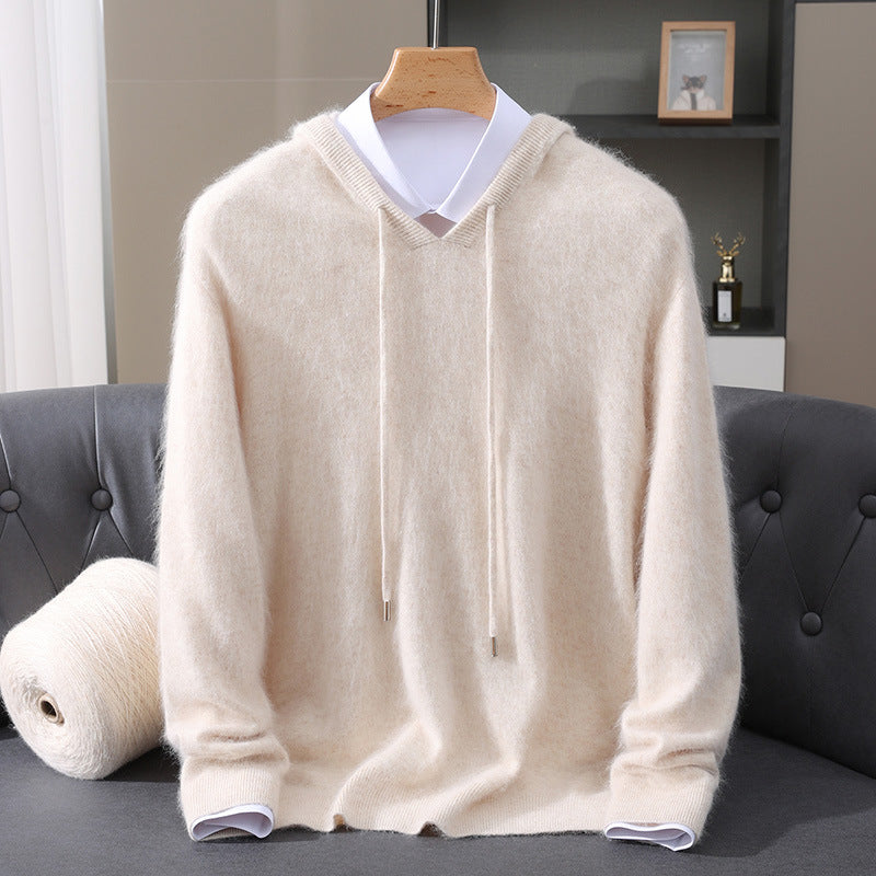 Men's Knitted Hoodie | Long Sleeve