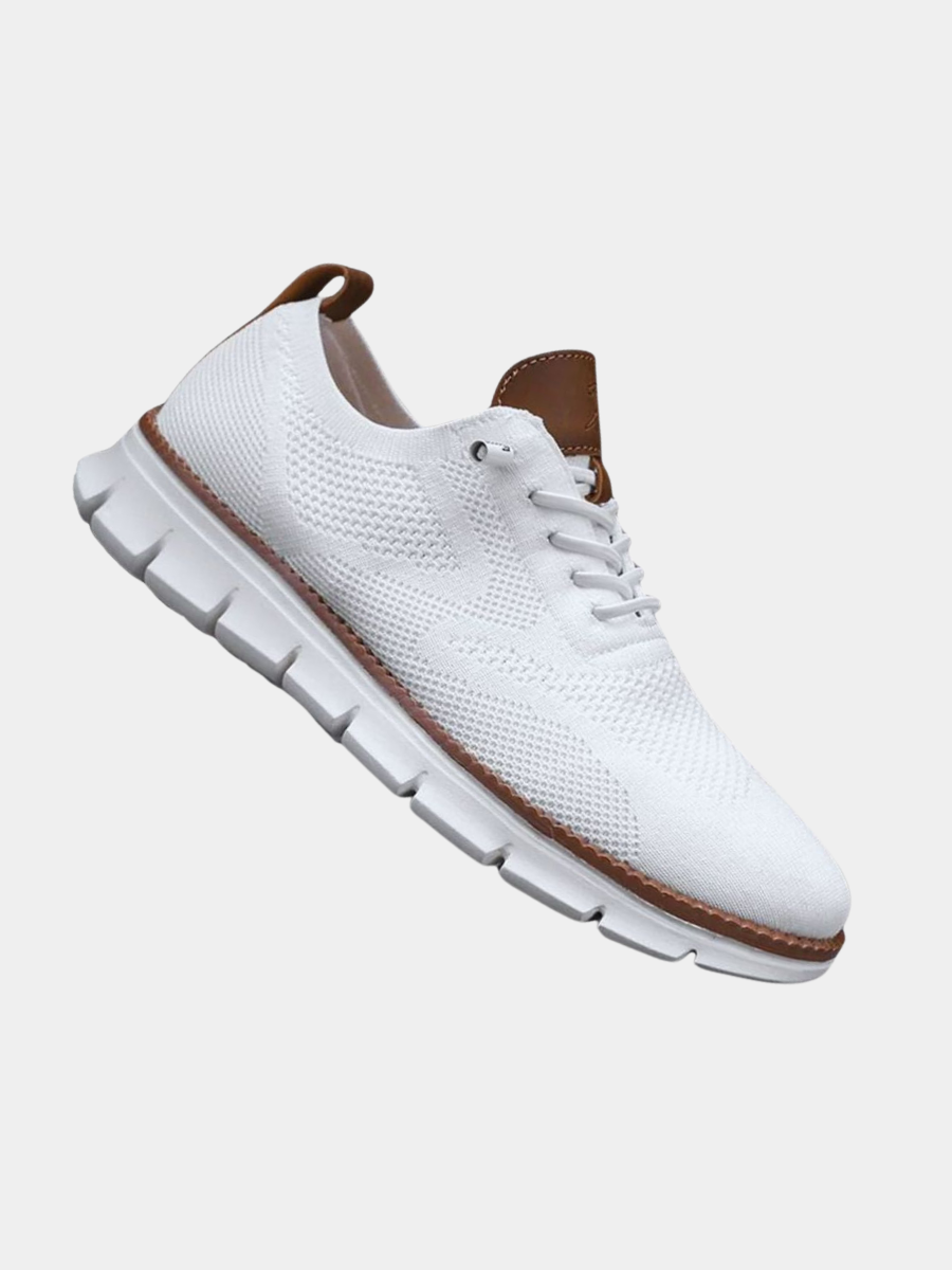 Men's Knitted Lace Up Trainers | Lightweight