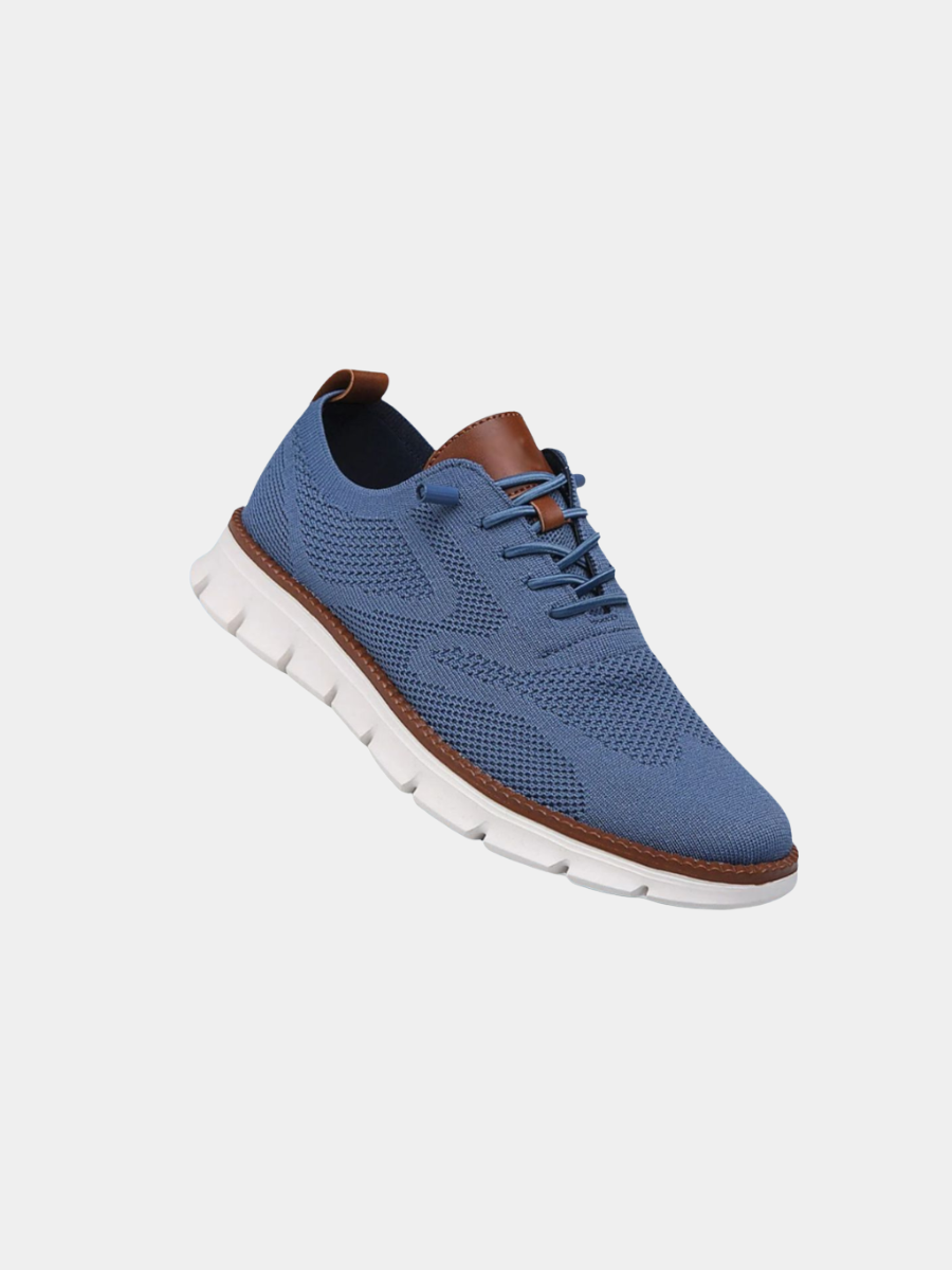 Men's Knitted Wingtip Trainers | Lace Up