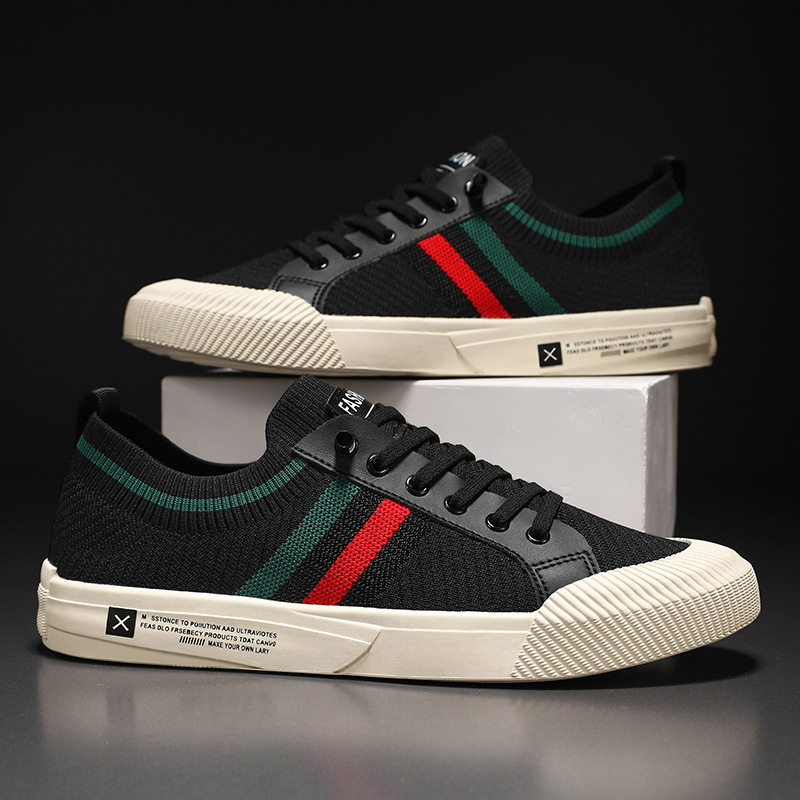 Men's Lace Up Sports Trainers | Flat Sole