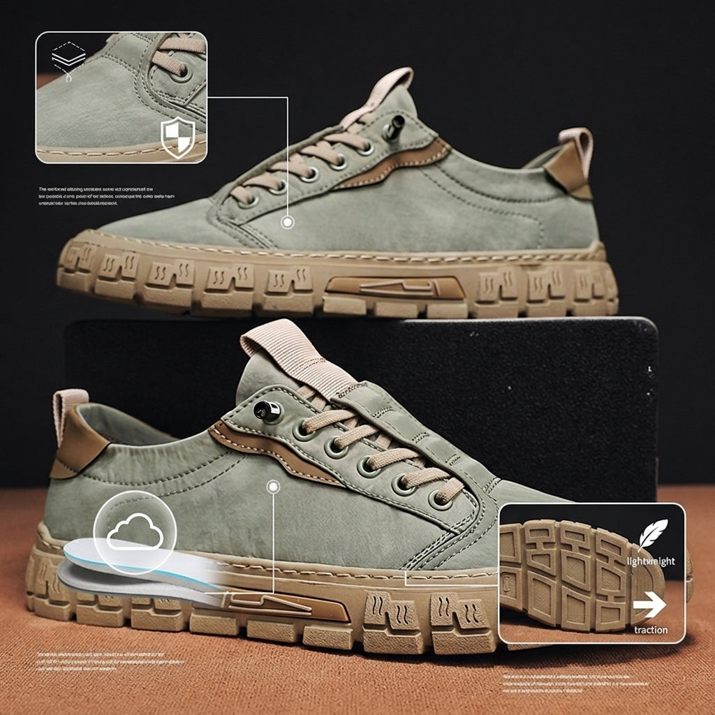 Men's Lace Up Trainers | Chunky Sole