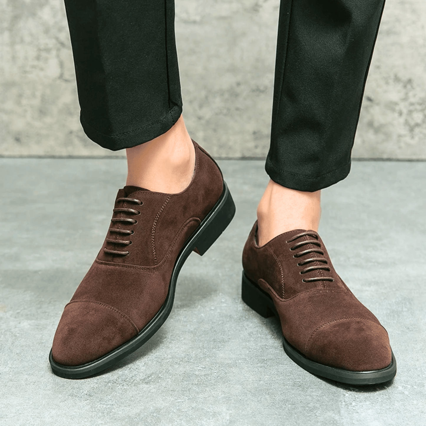 Men's Cap Toe Oxford Shoes | Lace Up
