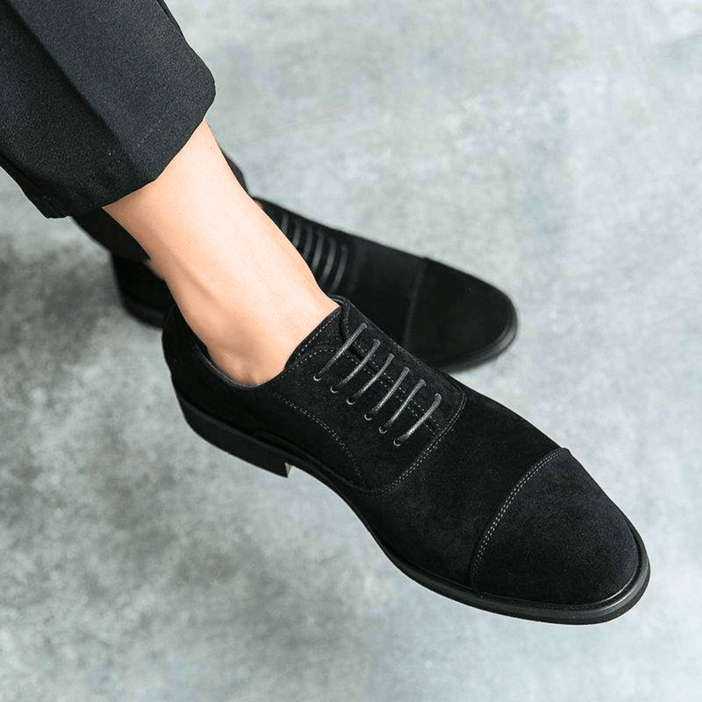 Men's Cap Toe Oxford Shoes | Lace Up