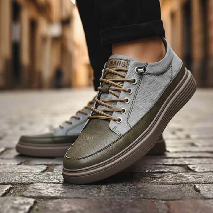 Men's Lace-Up Trainers | Low Top