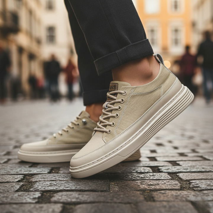 Men's Lace-Up Trainers | Low Top