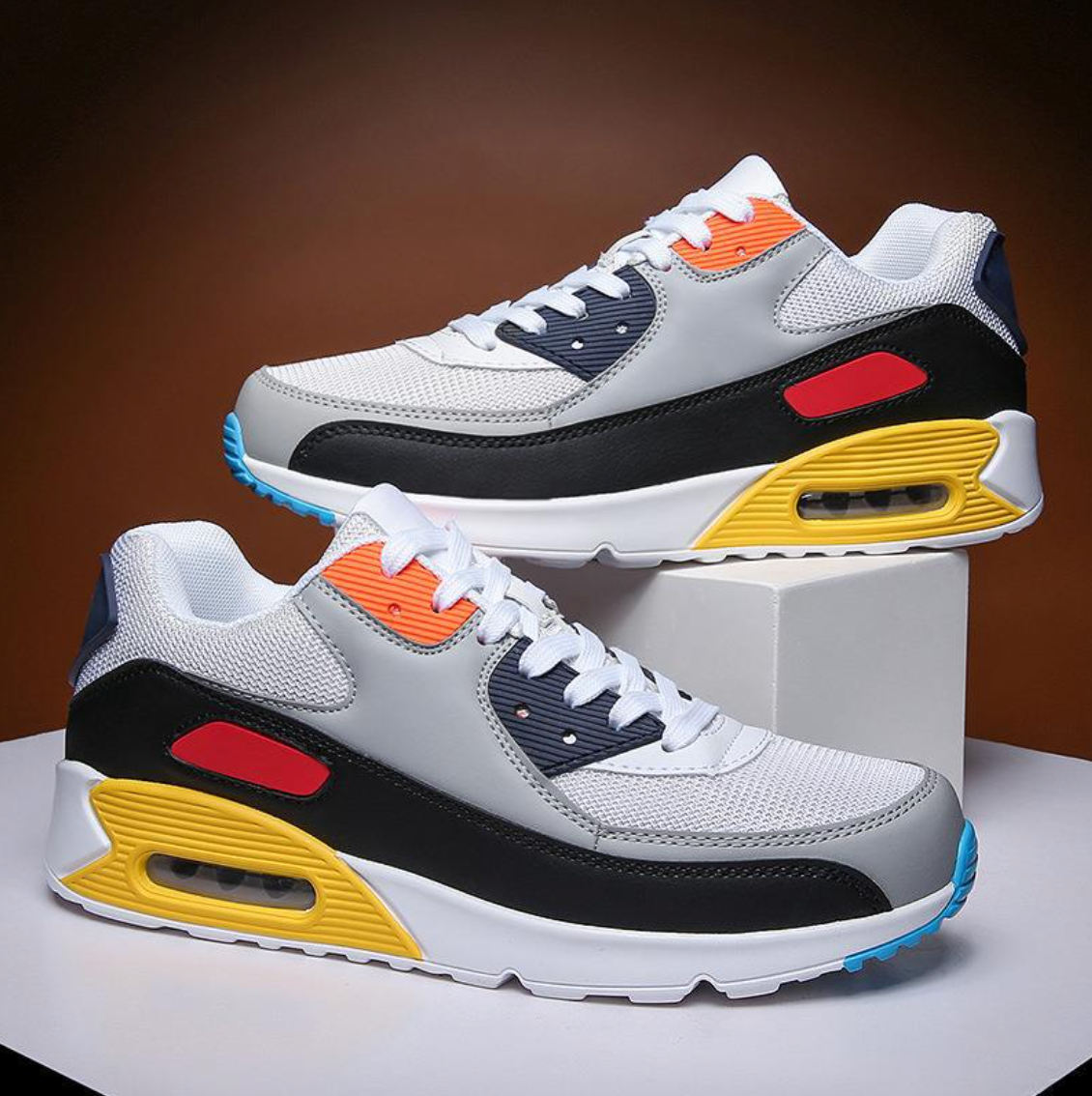 Men's Lace Up Sports Trainers | Cushioned Sole