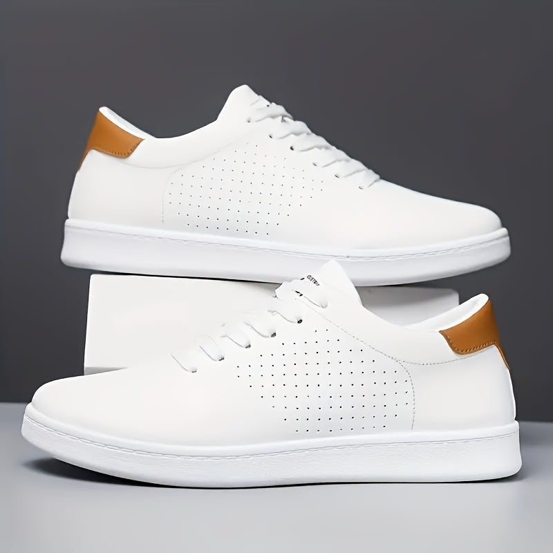 Men's Perforated Trainers | Lace Up
