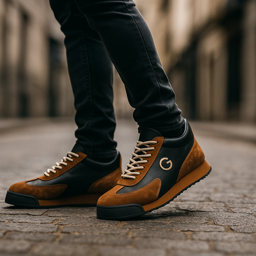 Men's Retro Runner Trainers | Lace Up