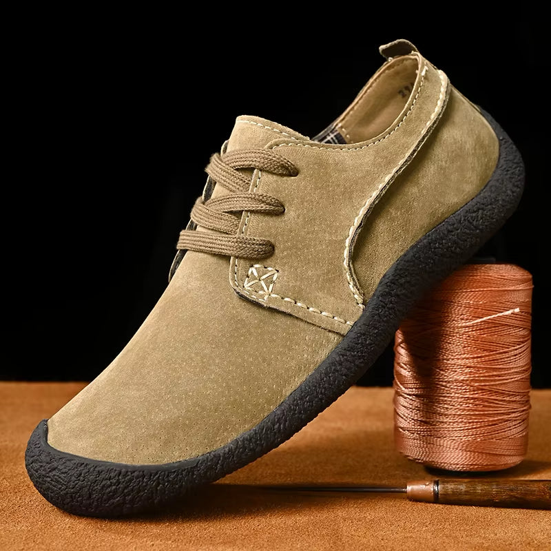 Men's Suede-Look Derby Shoes | Lace Up