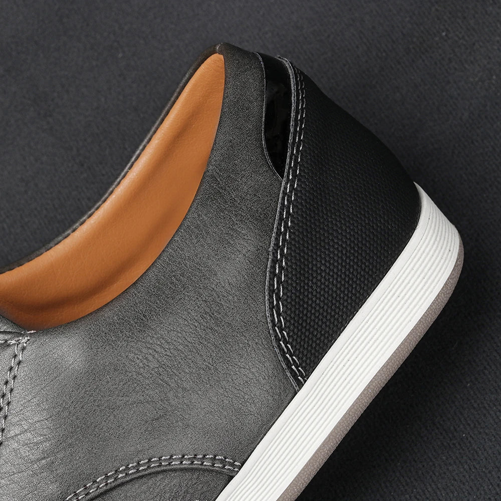 Men's Lace-Up Sneakers Shoes | Low Top