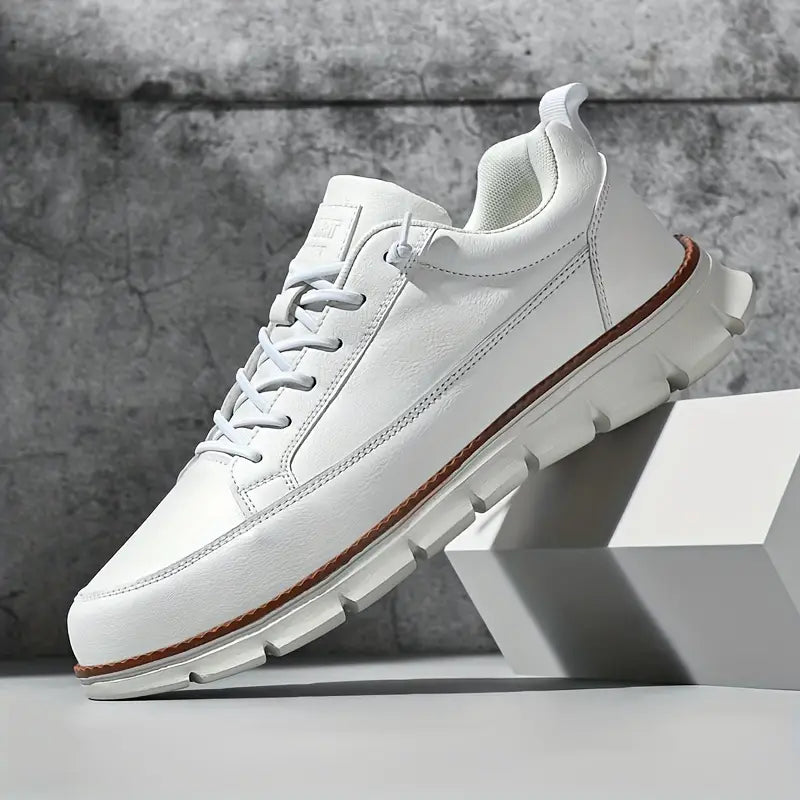 Men's Lace Up Trainers | Contrast Sole