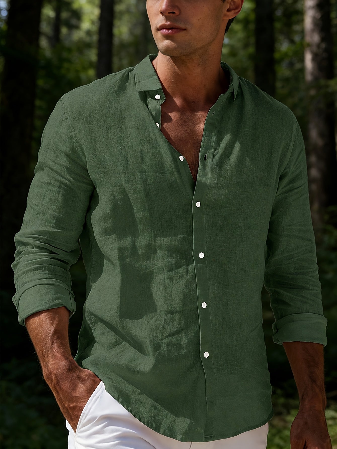 Men's Button Up Shirt | Long Sleeve